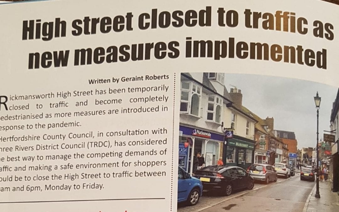 High Street Pedestrianisation Update!